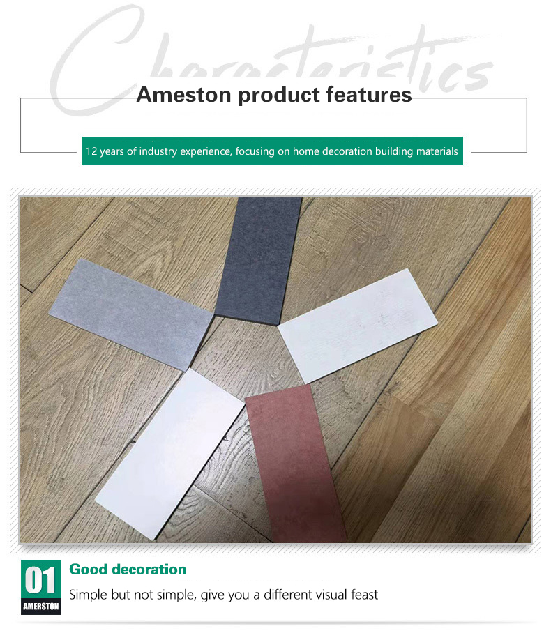 Exterior Cement Siding Fibre Cement Board With Polished Surface