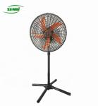 Plastic Material Remote Control Fans Pedestal Fans 18 Inch With Cross Base