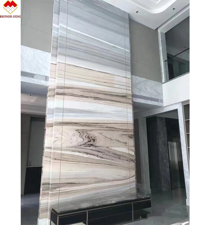 Big Slab Stone Form Palissandro Blue Marble for Apartment Wall and Floor Covering