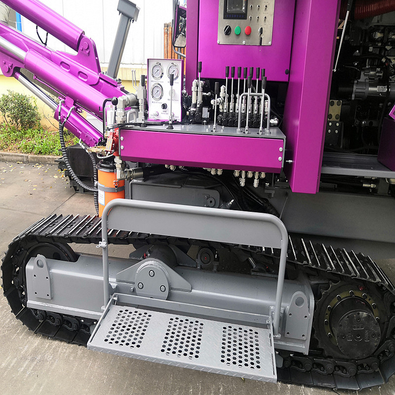 Hydraulic Borehole Drilling Rig Machine Mining Equipment Integrated DTH Drilling Rig