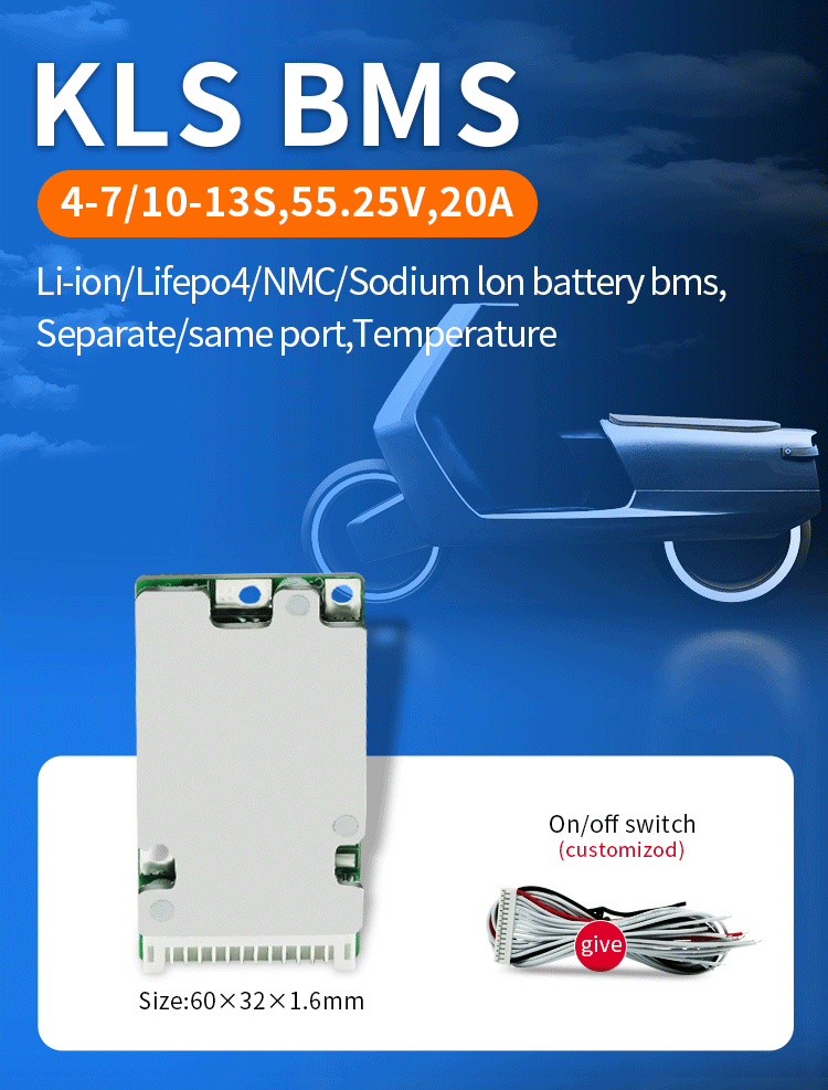 Car Starting Lithium Ion LifePO4 LTO Battery Bms Board 4S - 12S 12V - 24V 100A