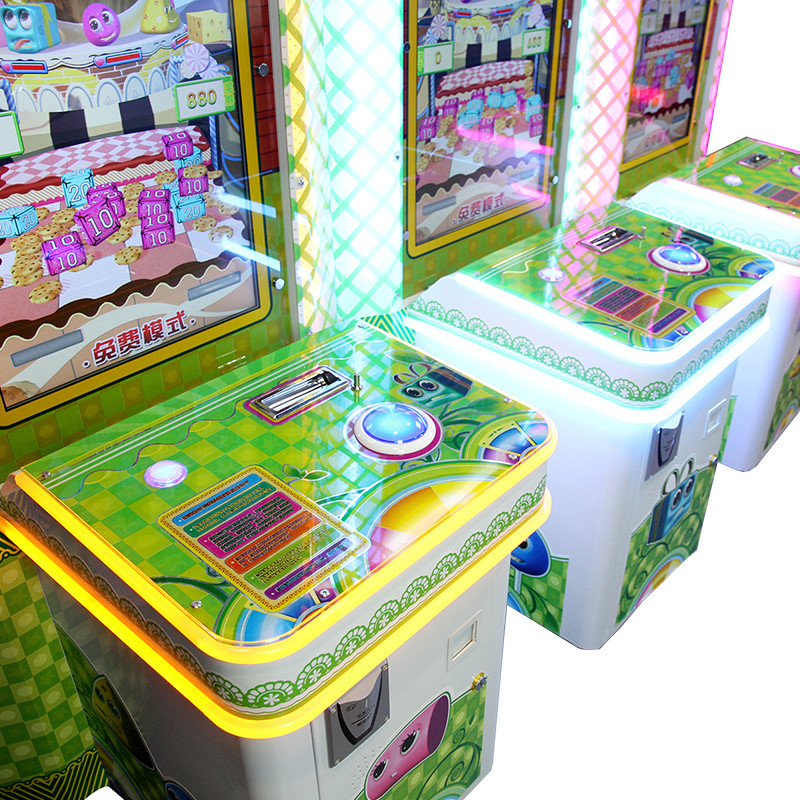 Attractive Happy Eliminate Lottery Ticket Vending Machine Fiberglass Material