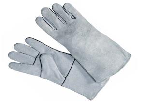China Durable Heat Resistant Welding Gloves , Cow Split Leather Welding Safety Gloves wholesale