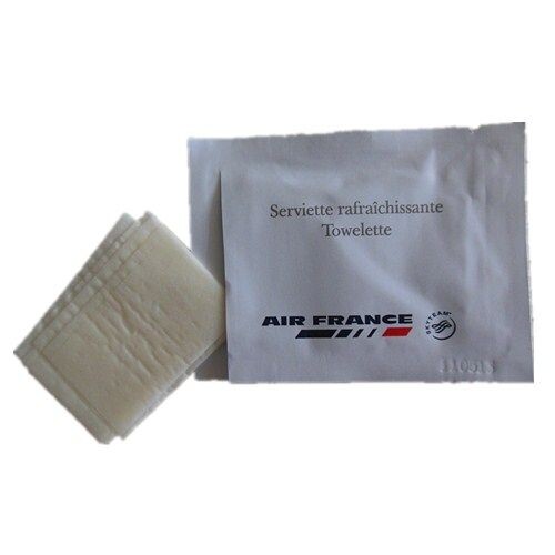 cheaper than cloth/China factory single packed customized wet wipes for airlines