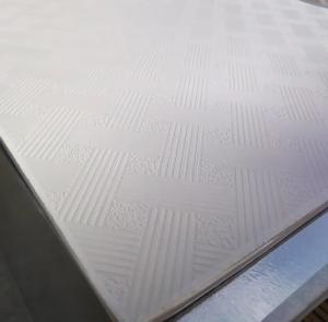 China PVC laminated gypsum ceiling tiles wholesale