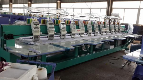 Electronic Flat Embroidery Machine / Thailand Lace Embroidery Machine Multipurpo