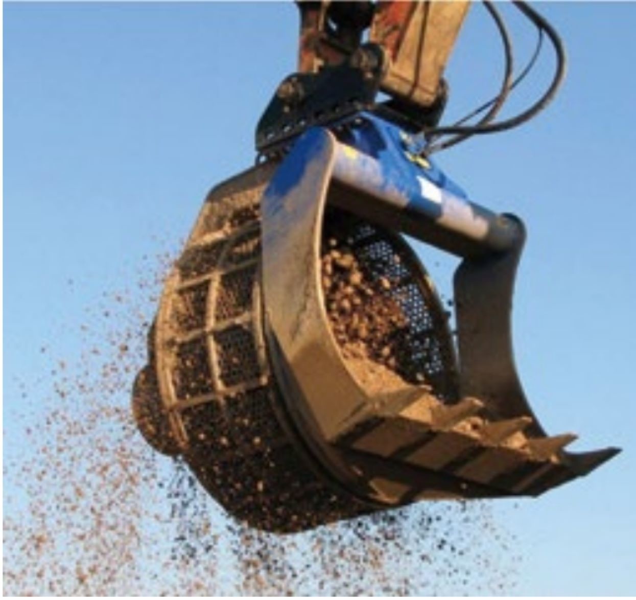 20ton Hitachi 210 ZX210H ZX210-3 ZX210-5 ZX200-3 Rotating Screening Bucket