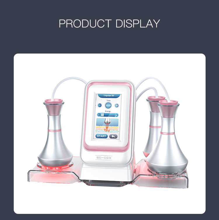 Radio Frequency Cavitation Slimming Machine Skin Tightening 3 In 1 Fat Burning Machine