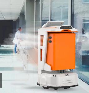 China Intelligent Automatic Elevator Delivery Food Robot 30kg Load Robot Delivery Service wholesale