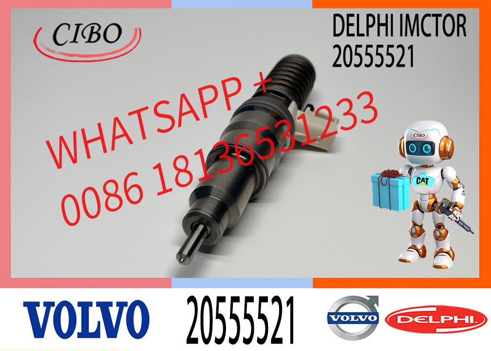 Diesel Fuel Injector 20555521 Engine E3.1 Diesel Fuel Injector BEBE4D04002 BEBE4D20002 20555521 7420555521 For VOL-VO Truck