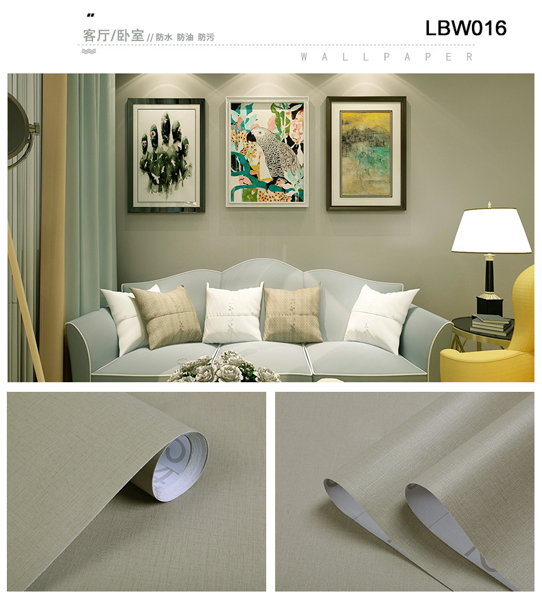 Add a Touch of Elegance with Our PVC Self Adhesive Non-woven Wallpaper Embossed Surface