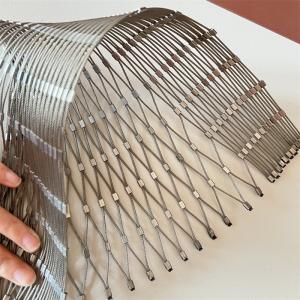 China Stainless Steel Ferrule Rope Mesh Netting wholesale