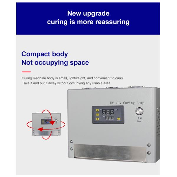 Flat Screen Mobile Phone Repair Machine Mini UV Curing Machine 40W 365NM