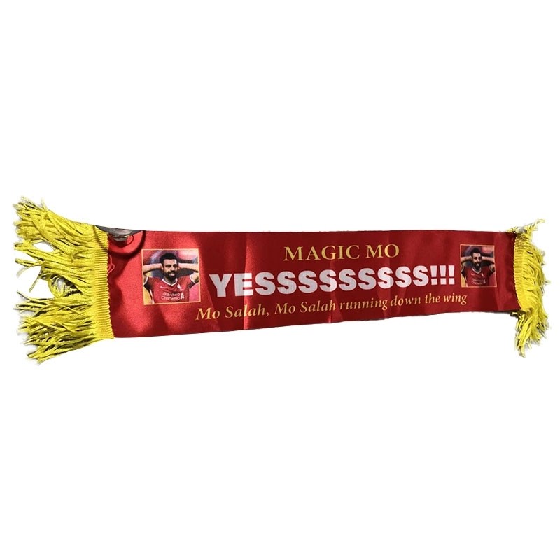 Custom Flag Scarfs 100D Polyester Digital Printing Football Scarfs