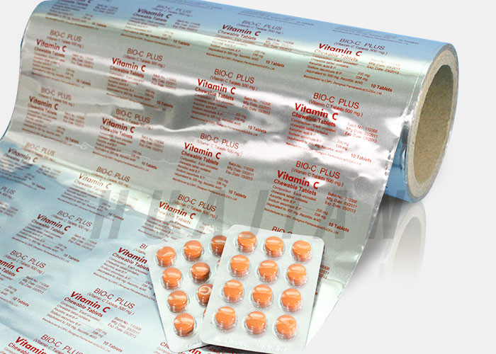 Single Side Laminates Push Through Pharmaceutical Aluminum Foil