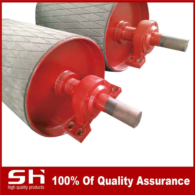 TDY75 Conveyor Belt Roller Motorized Pulley With 15 Kw Drum Motor