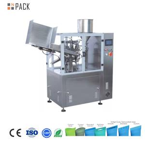 China Plunger Dosing Device Automatic Soft Tube Filling Sealing Machine For Paste / Sauce / Cream wholesale