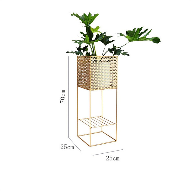 Home decorations flower stands planter metal tiered flower pot rack