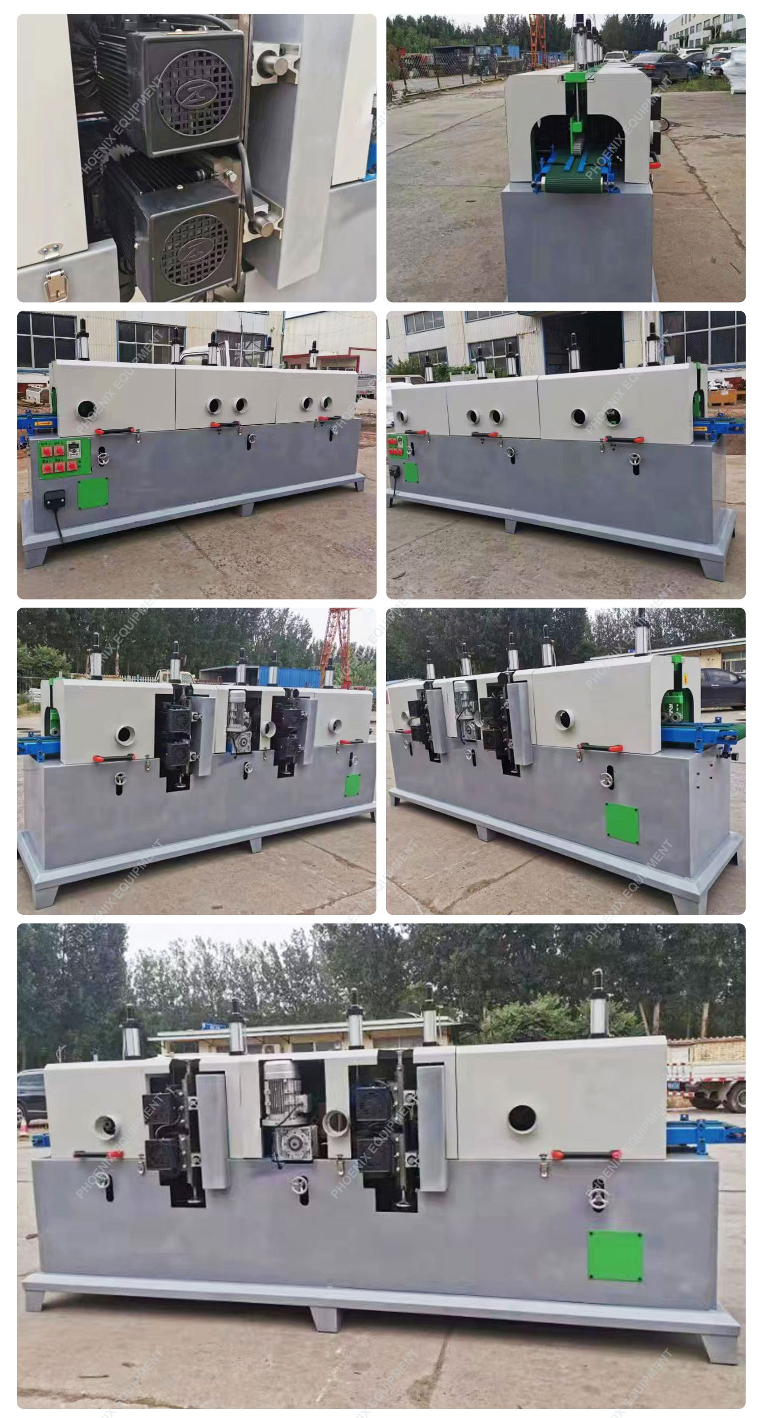 Wooden Strip Sanding Machine for Solid Wood Furniture in PS10130 Photo Frame Production