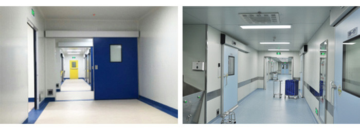 Electric Induction Door Fire Protection System Microcomputer Control Radiation External