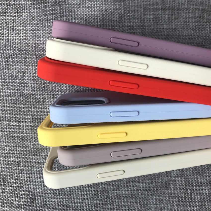 Apple Iphone Mobile Phone Silicone Cases multicolor anti shock With Logo