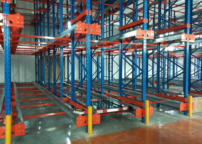 Heavy Duty High Density Pallet Racking System Steel Q235 Material ISO9001
