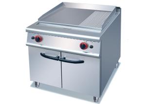 China Free Standing Cooking Lines Stainless Steel Gas / Electric Griddle For Kitchen wholesale