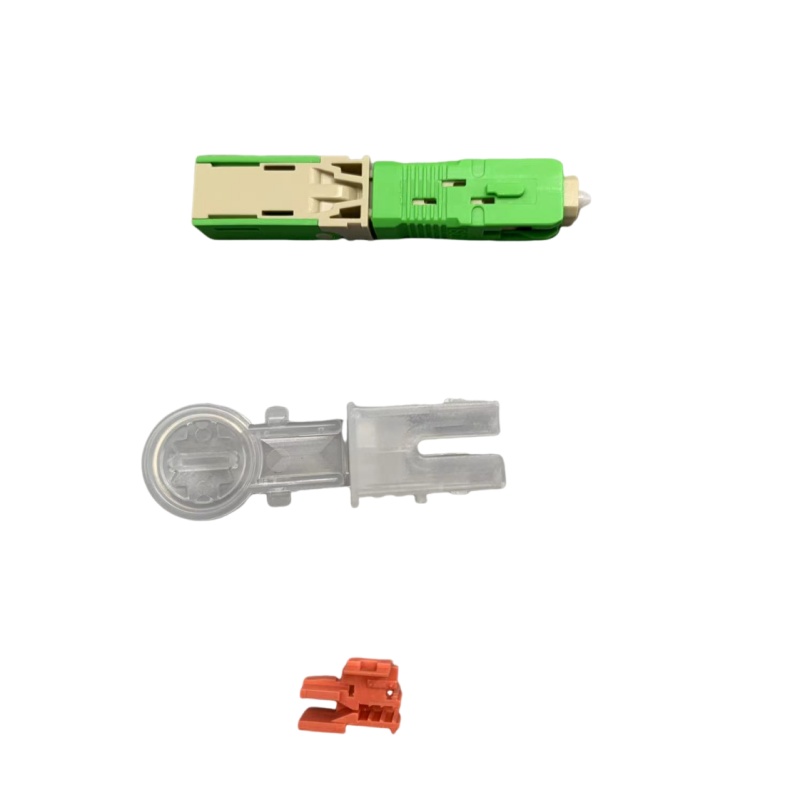 50mm Length Insertion Loss within 0.3dB FTTH Quick SC UPC/APC Fiber Optic Fast Connector