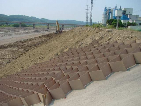HDPE Geocell Gravel Stabilizers for Retaining Wall Reinforcement and Slope Protection