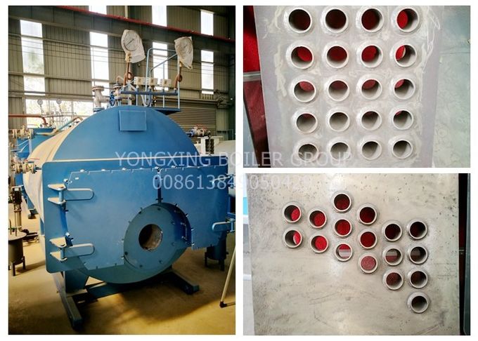 Duel Fuel Diesel Steam Boiler / Carton Cardboard Factory Horizontal Steam Boiler