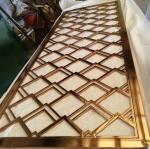 Restaurant removable soundproof folding screen room divider with wheels