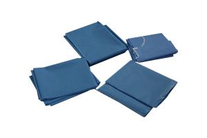 China Blue Color Disposable Surgical Packs Sterile Medical Pack Drapes CE / ISO wholesale