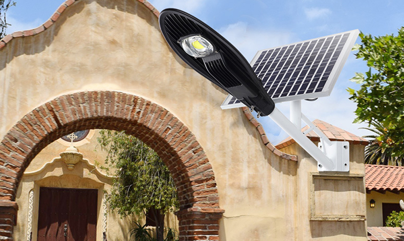 Super Brightness Solar Powered Outdoor Street Lights Water Resistant 15000LM