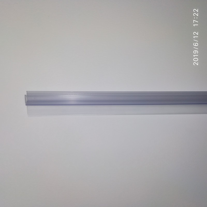 6-12MM Transparent PVC Shower Room Sealing Waterproof Bathroom Seal Strip for Glass Door