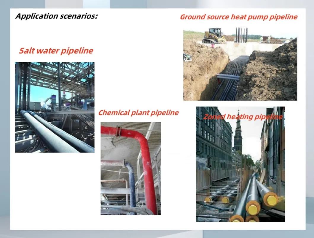 One Step Pert Fiber-Enhanced Flexible PU Insulated Pipe Integrated Production Line
