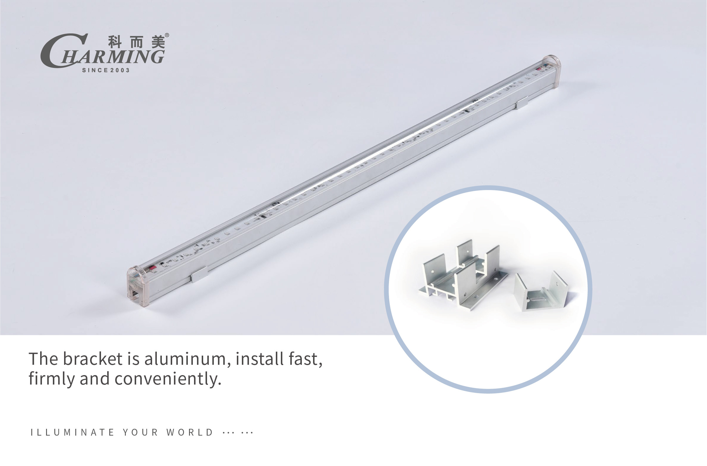 Weatherproof Outdoor LED Tube Lights DMX Control Anti Corrosion