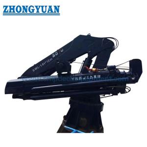 China Hydraulic Full Knuckle Telescopic Boom Crane For  Limit Deck Space Ship Deck Equipment wholesale