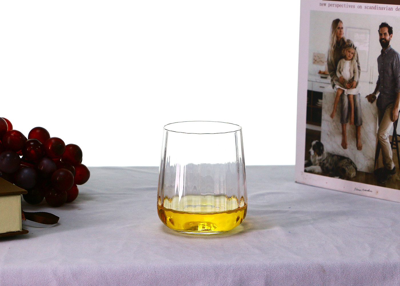 450ml 15cm Lead Free Crystal Whiskey Glasses Old Fashioned 15Oz