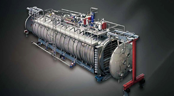 Mirror Polising Vacuum Mesh Belt Dryer Machine Steam / Hot Water Heating