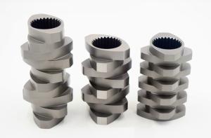 China 316L Screw Barrels Plastic Pellets Making Machine Parts wholesale
