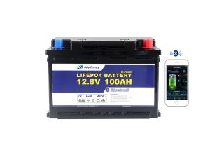 China Deep Cycle Bluetooth Lithium Ion Lifepo4 Battery 12v 100ah wholesale