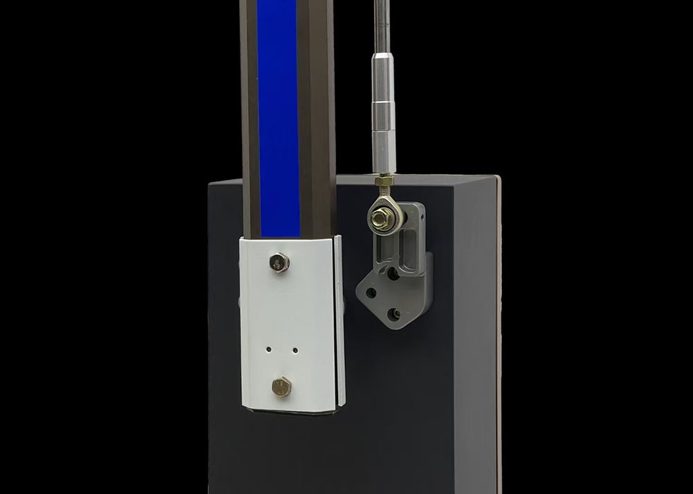 Non Spring Parking Barrier Gate 8000 Times/ 24 Hours Traffic Flow Application