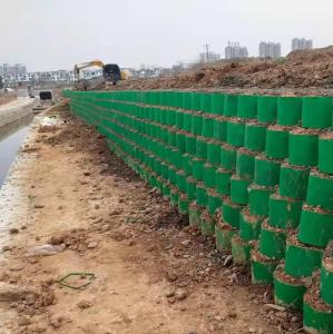 China 50mm-250mm Green Smooth HDPE Geocell for Slope Protection Improve Slope Performance wholesale