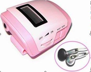 FM scan radio with pedometer