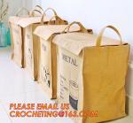 Fashion linen collapsible toys jute storage basket,OEM Foldable Laundry Basket