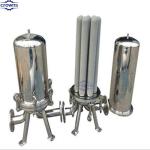 stainless steel 304/316L pleated filter cartridge filter 0.1 micron vessel
