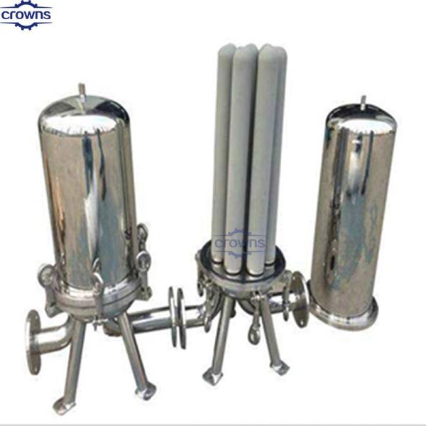 stainless steel 304/316L pleated filter cartridge filter 0.1 micron vessel