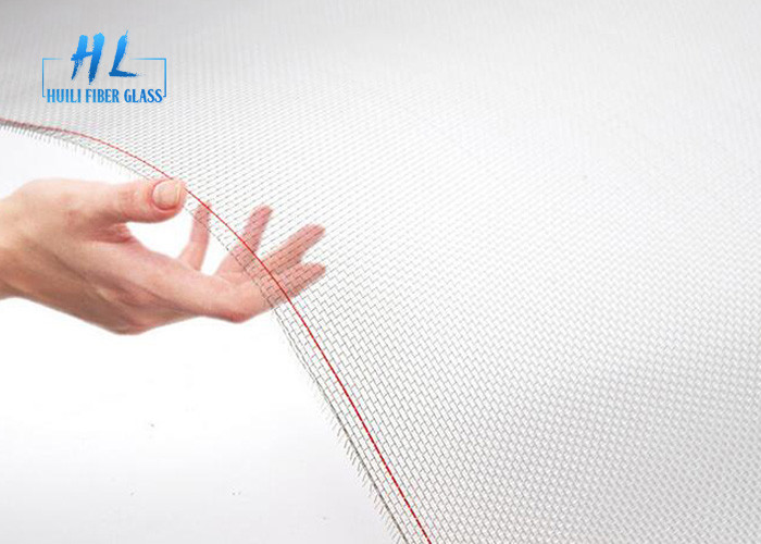 White Fiberglass Insect Screen Mesh With Great Visibility Good For Health