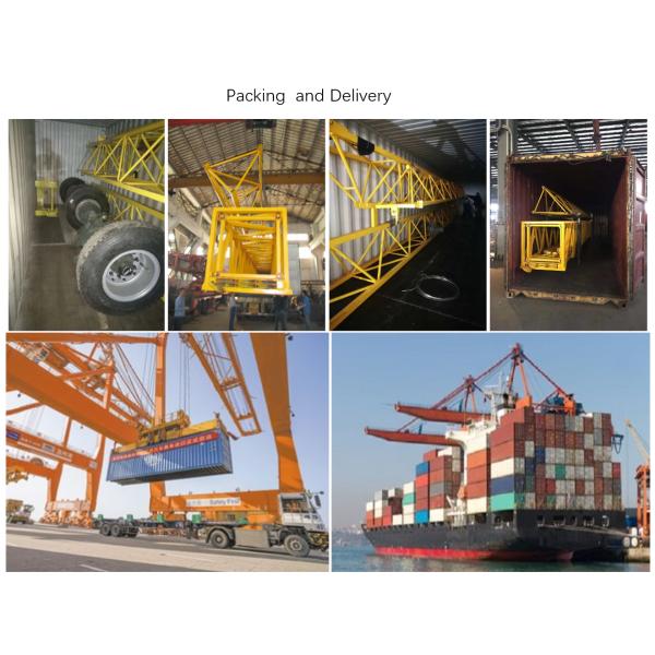 Used ZOOMLION Tower Crane W6013-6A Flat Top Secondhand Construction Machinery