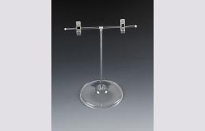 China Clear ABS POP Tabletop Poster Sign Holders Retail For Store , 200mm Pole wholesale